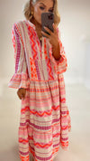 TALA AZTEC COTTON DRESS Dresses Coco Boutique 