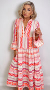 TALA AZTEC COTTON DRESS Dresses Coco Boutique 