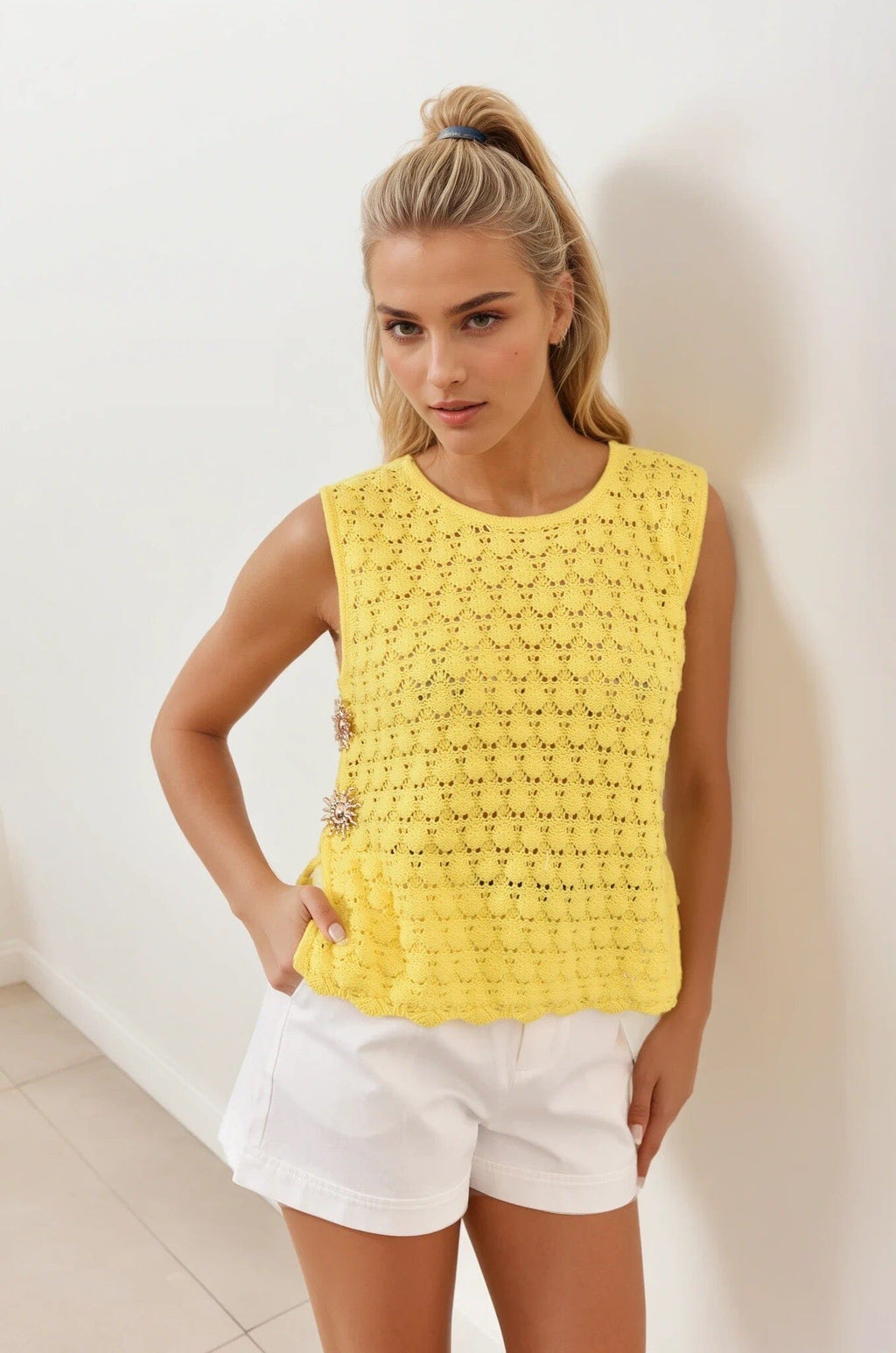 THE AMALFI SUN TOP Tops & Jumpers Coco Boutique