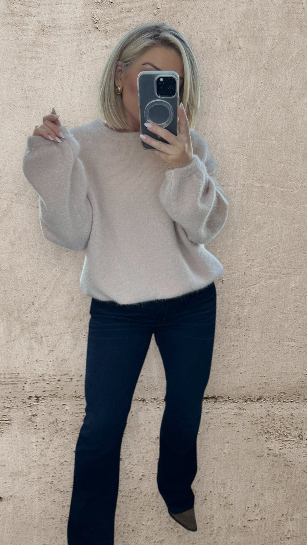 THE VIENNA KNIT - SOFT BEIGE Knitwear Gigi Lu