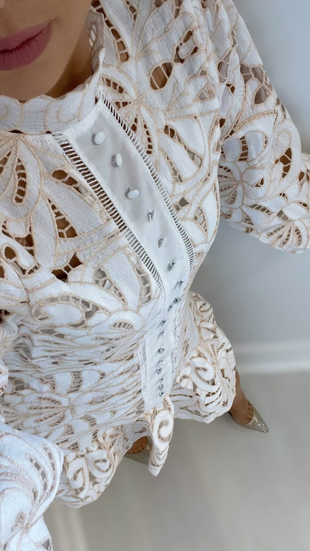 FARO LACE DRESS - WHITE Dresses Orlan 