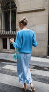 PETRA SUPER SOFT SWEATER - BLUE Knitwear Coco Boutique 