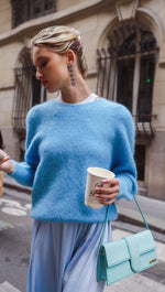 PETRA SUPER SOFT SWEATER - BLUE Knitwear Coco Boutique 
