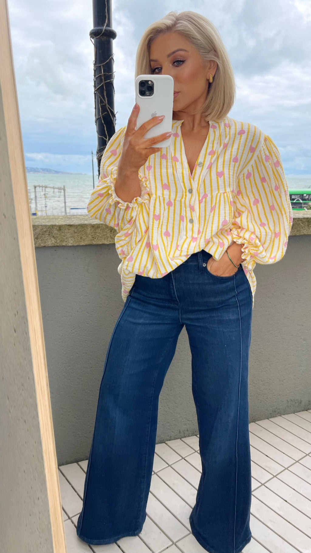 HARMONY SWEETHEART TOP - LEMON Tops & Jumpers Noeline 