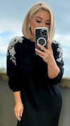 THE AMARA MAXI DRESS - BLACK Dresses White Piece 