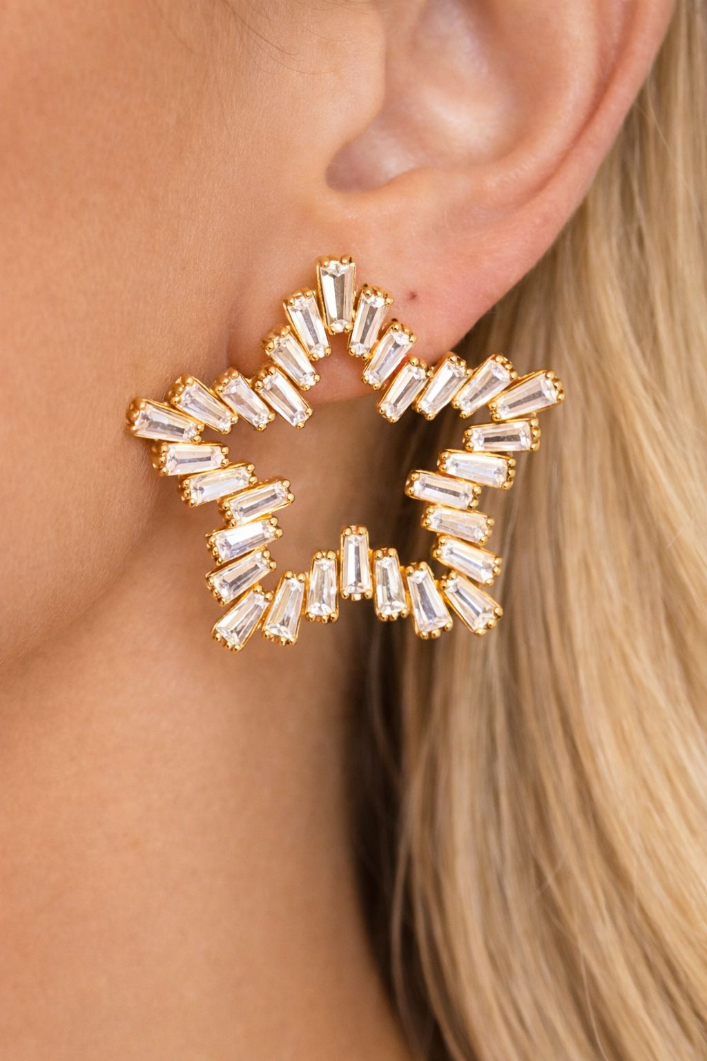 STAR EARRINGS - GOLD Jewellery & Accessories Coco Jewellery 