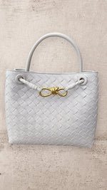 THE LUXE WOVEN TOTE - OYSTER Coco Boutique 