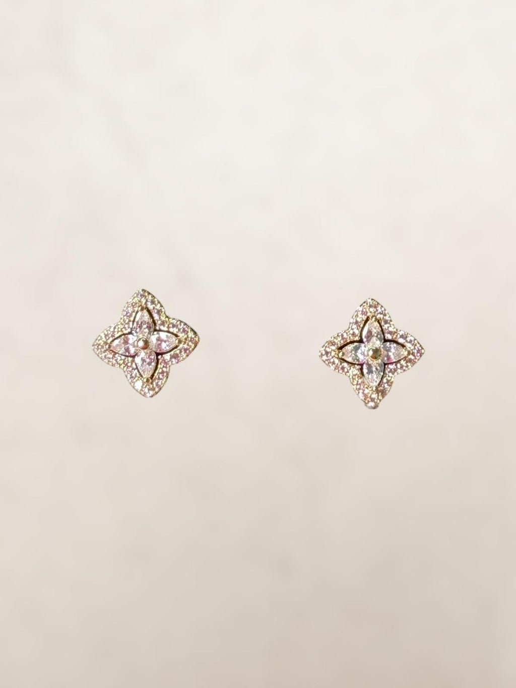 THE CELESTE CRYSTAL STUDS - GOLD Jewellery & Accessories Coco Boutique 