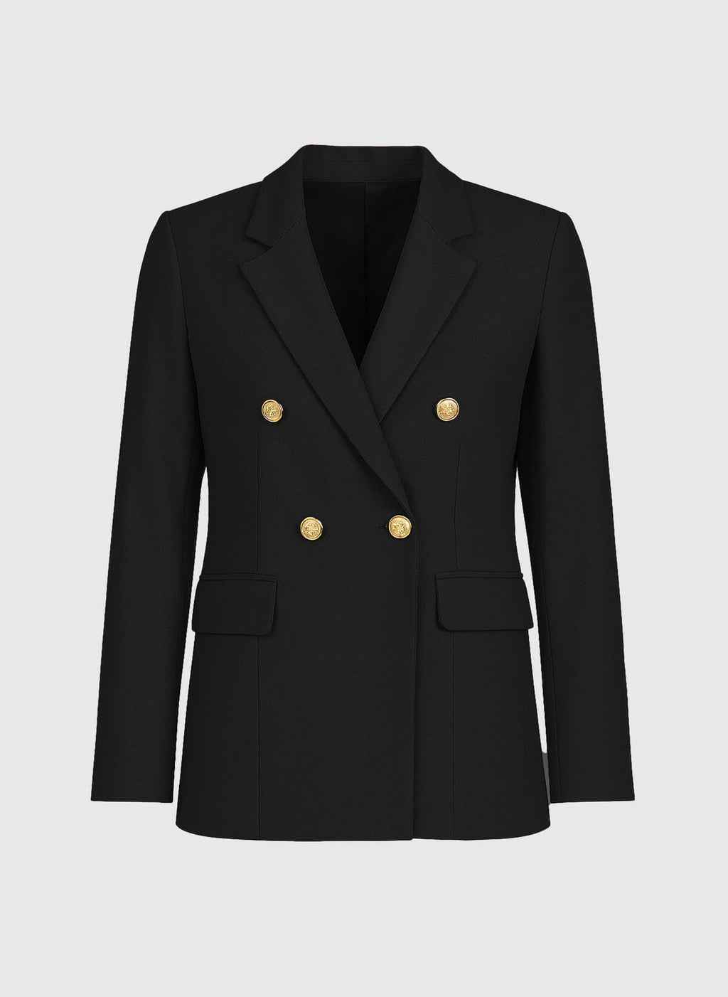 ZOE GOLD-BUTTON BLAZER Coats & Blazers Agnes 