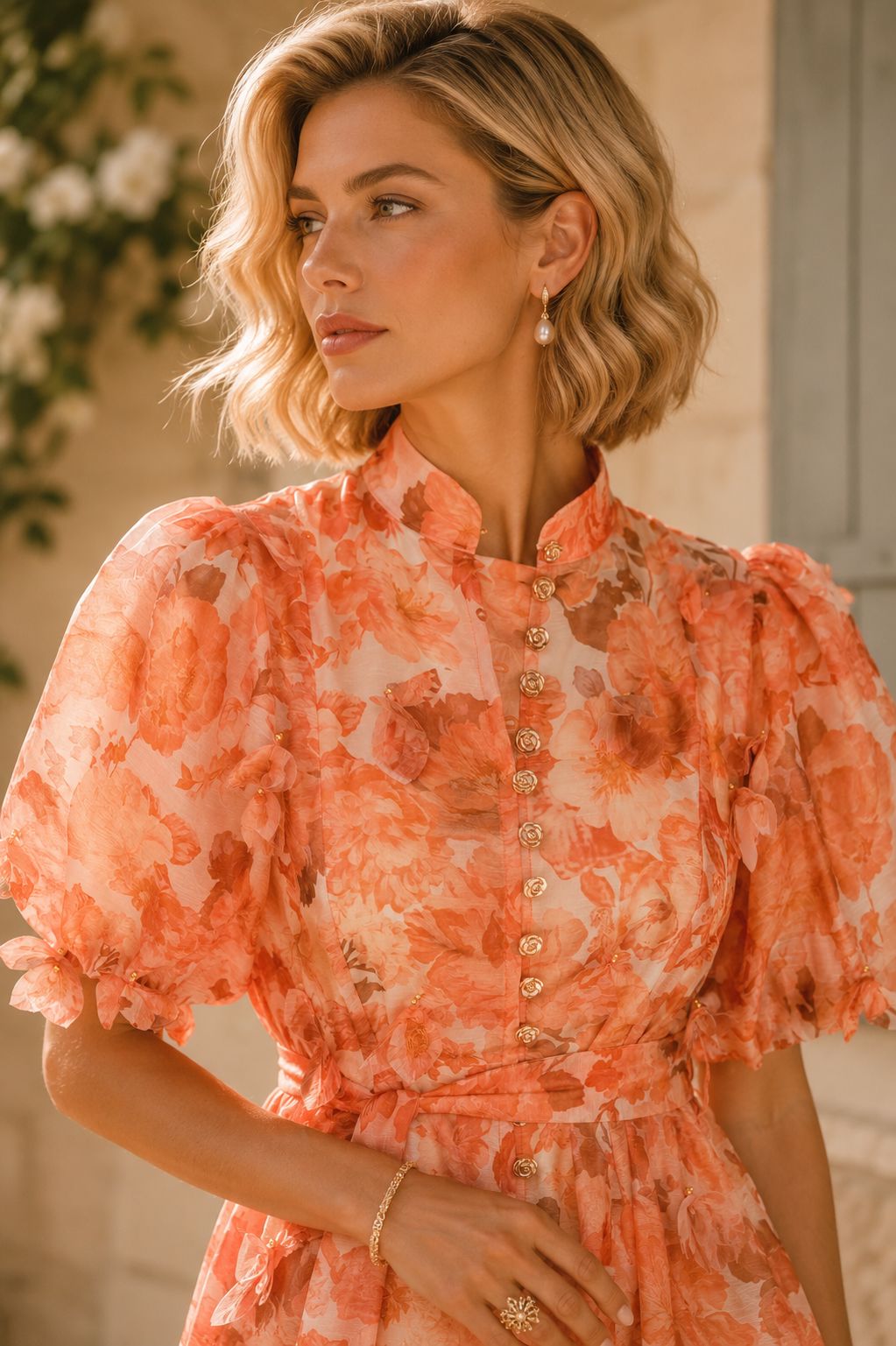 CAPRI BLOOM DRESS Coats & Blazers Avril Vin 