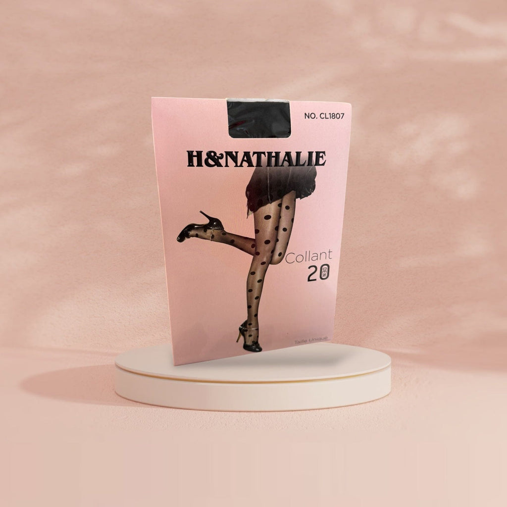 POLKA DOT POP TIGHTS - BLACK Alana 