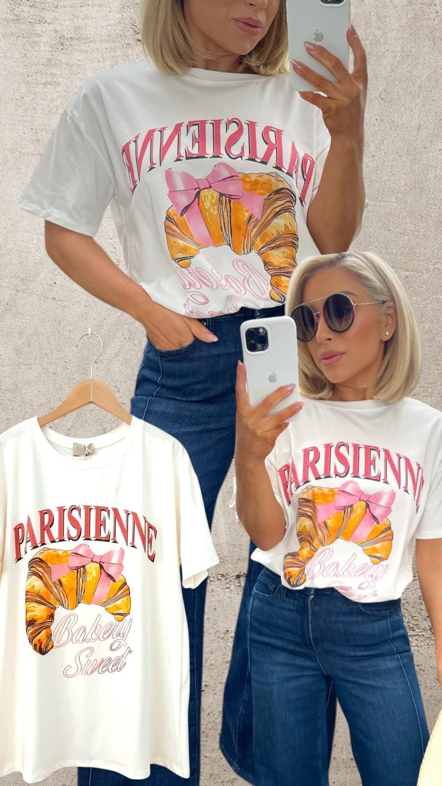 PARISIENNE BAKERY SWEET TEE Tops & Jumpers Lumana 