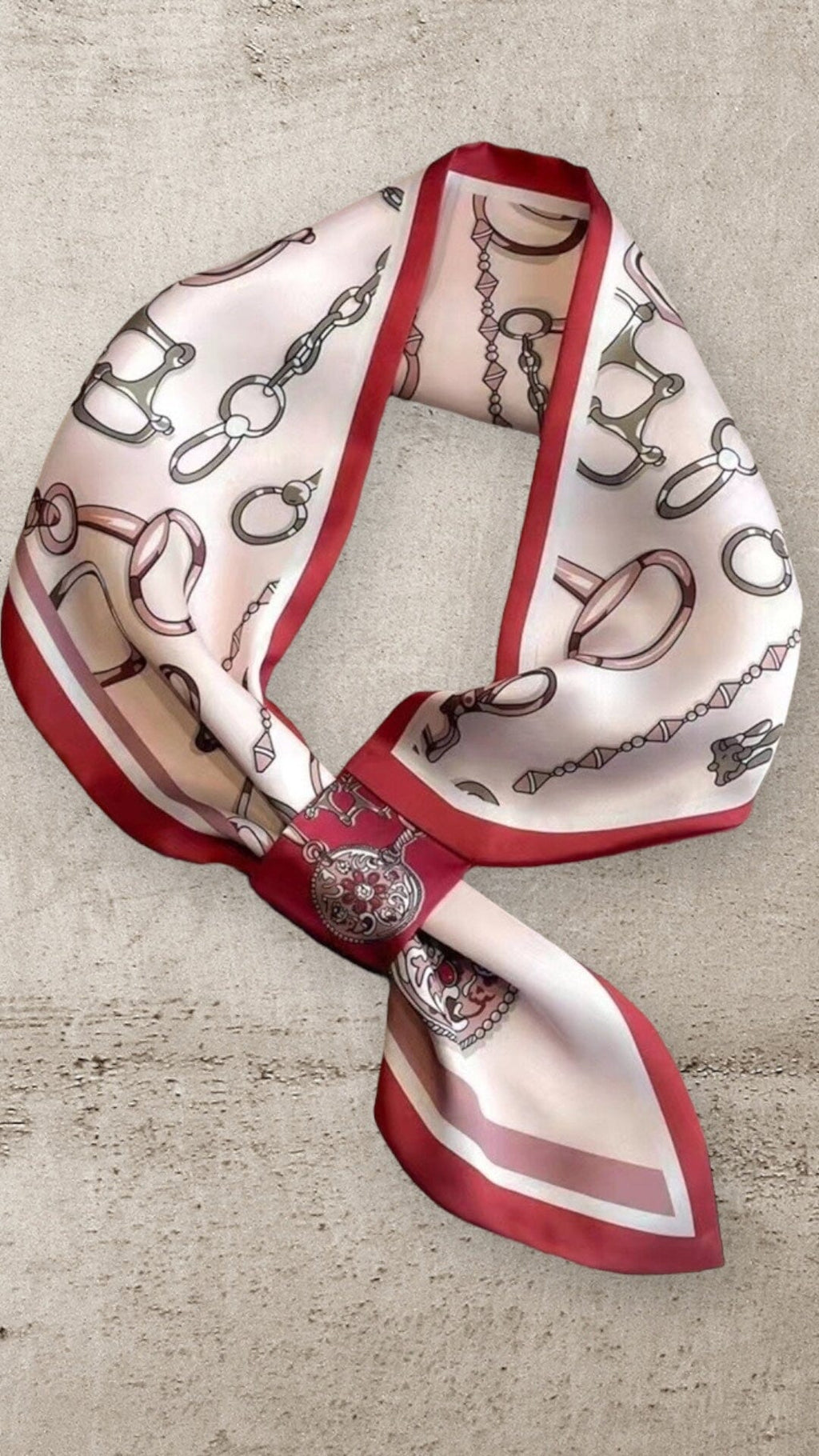 THE WINDSOR ROUGE SCARF Jewellery & Accessories Coco Accessories 
