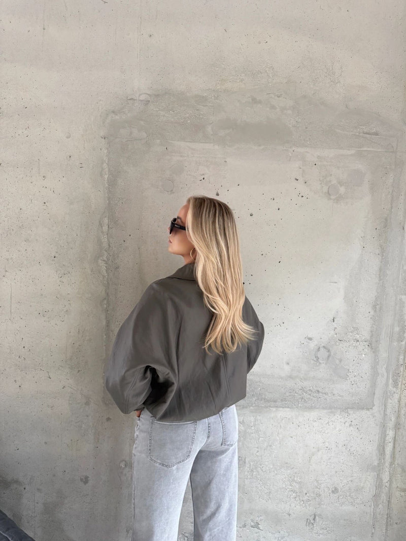 THE MILANO BOMBER - KHAKI Coats & Blazers Goldie S 