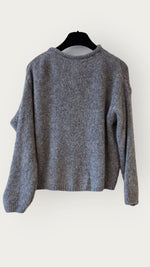 THE NEON MUSE CARDI - GREY Knitwear Vent de Fleur 