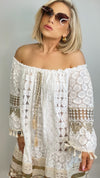 ZAKYNTHOS LACE DRESS - WHITE Dresses Coco Boutique 