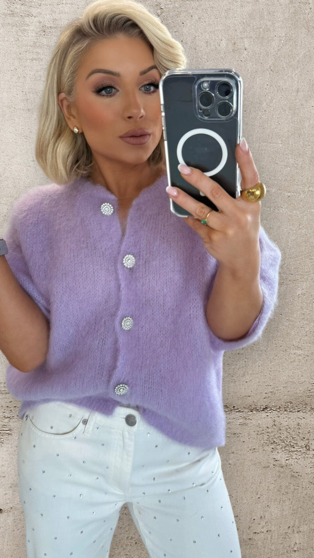 THE LUMIÉRE KNIT - LILAC Knitwear Coco Boutique 