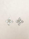 THE FLEUR STUDS - GOLD SILVER Jewellery & Accessories Coco Jewellery 