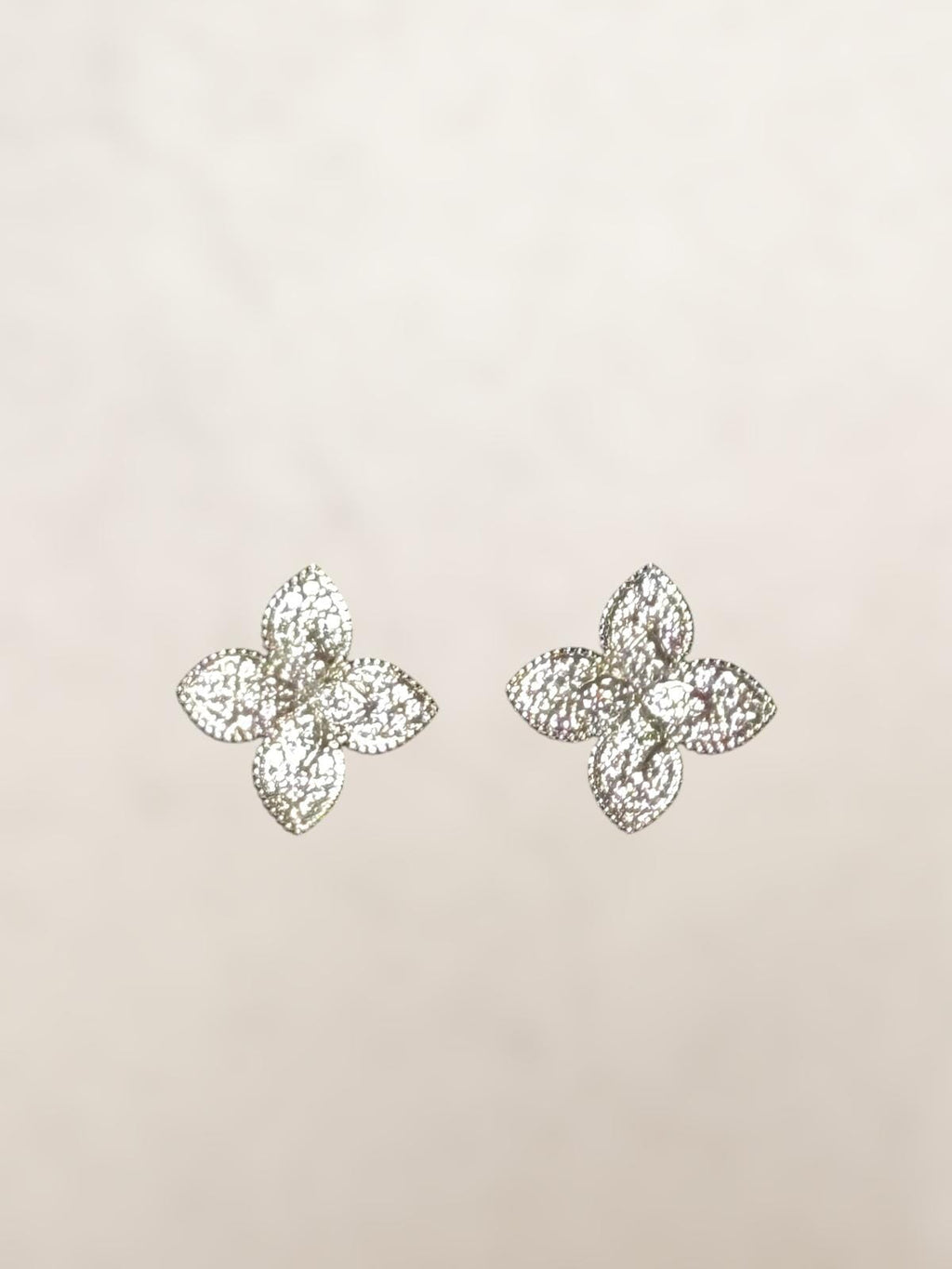 THE FLEUR STUDS - GOLD SILVER Jewellery & Accessories Coco Jewellery 