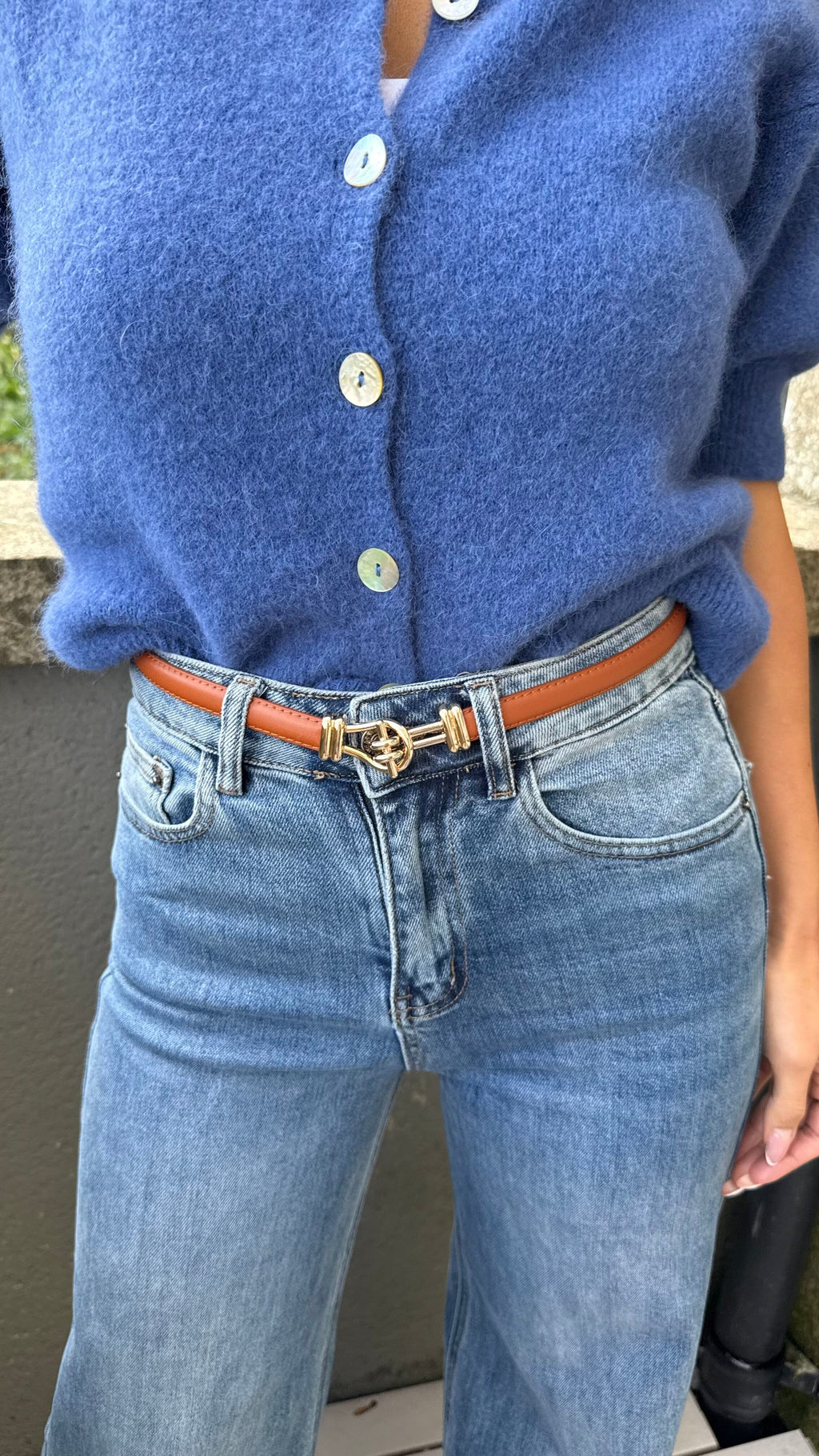 THE BELGRAVIA BELT - CAMEL Jewellery & Accessories Goya 