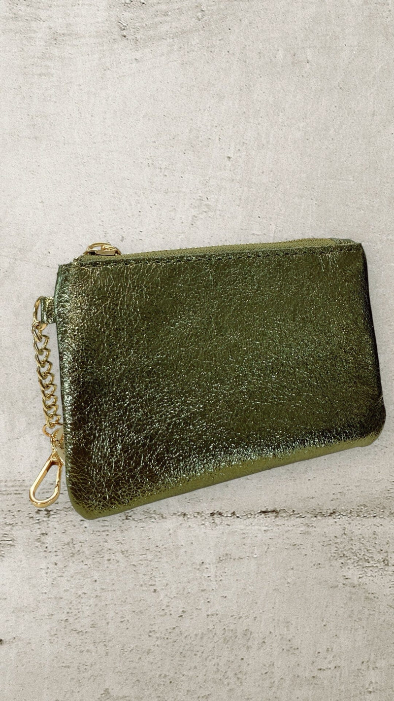 NOVA METALLIC LEATHER PURSE Jewellery & Accessories Aurenna 