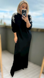 THE AMARA MAXI DRESS - BLACK Dresses White Piece 
