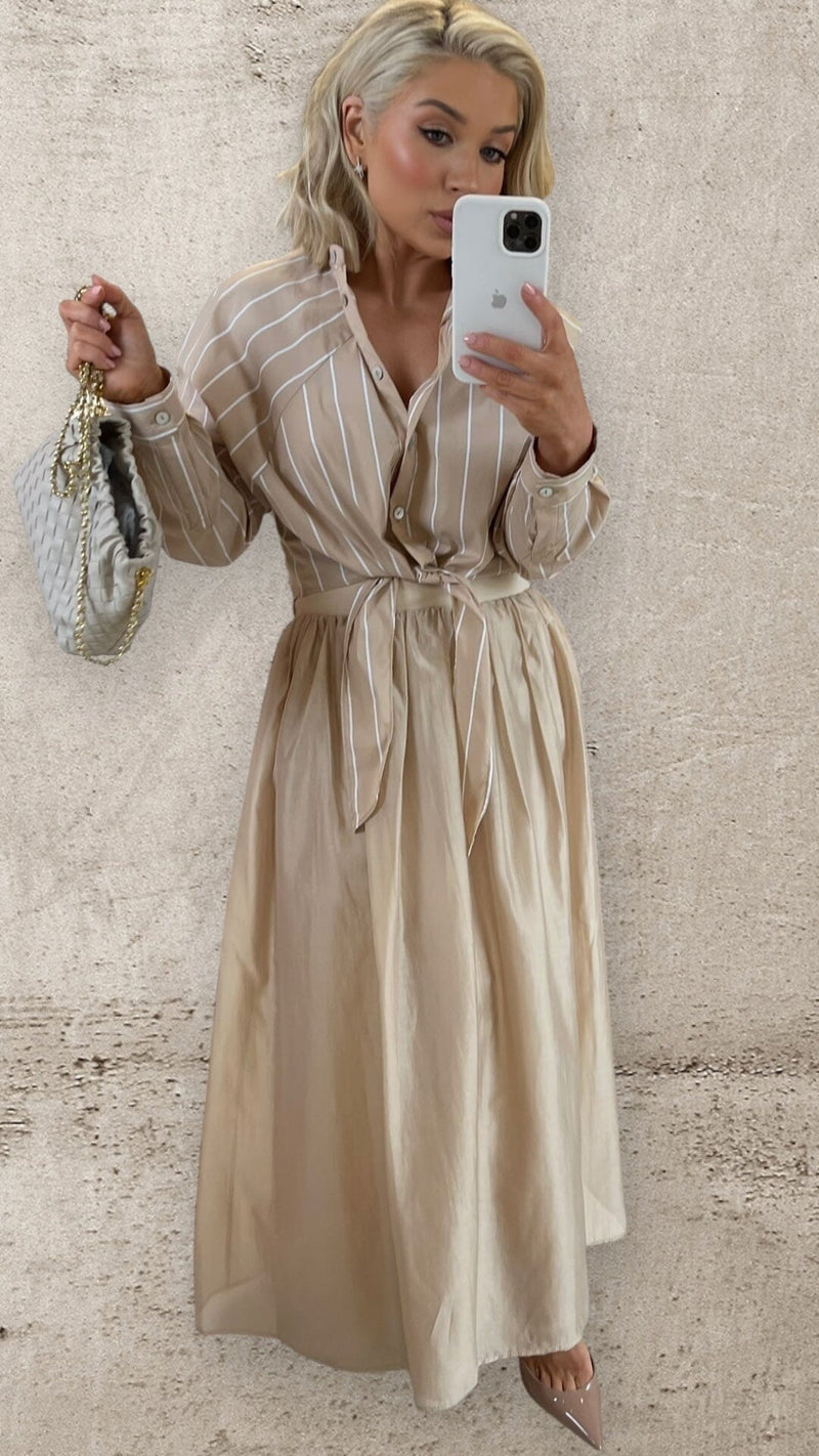 GOLDEN GRACE MIDI SKIRT Bottoms, Jeans & Skirts Pyab 