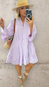 THE LAVANDE SWING DRESS - LILAC Dresses Coco Boutique 