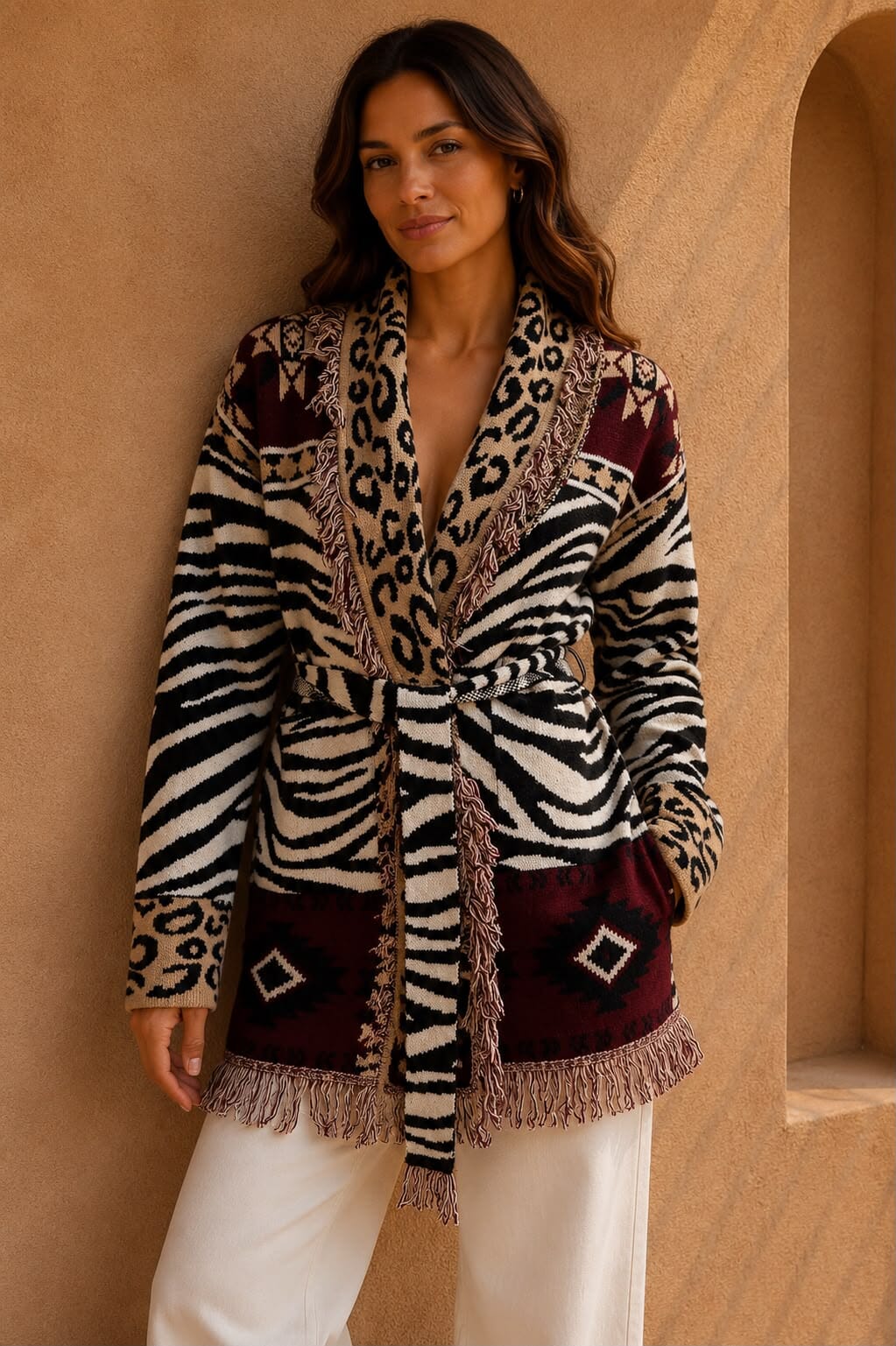cardi animal print Knitwear Oreline 