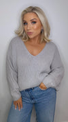 THE STARLIGHT KNIT - LIGHT GREY Knitwear Gigi Lu 