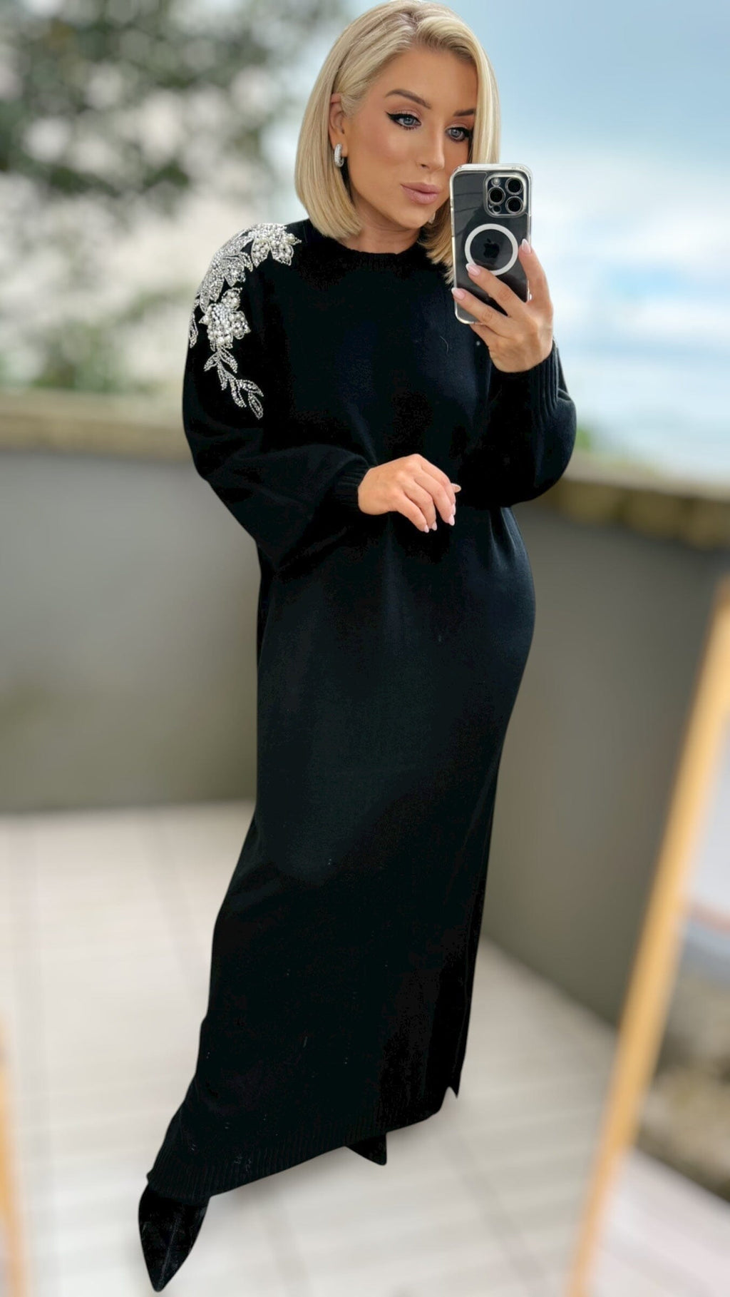 THE AMARA MAXI DRESS - BLACK Dresses White Piece 