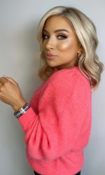 PETRA SUPER SOFT SWEATER - CORAL Sweatshirt CG Luxe 