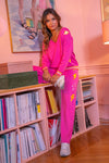 THE LOLA BOLT SWEATER - PINK