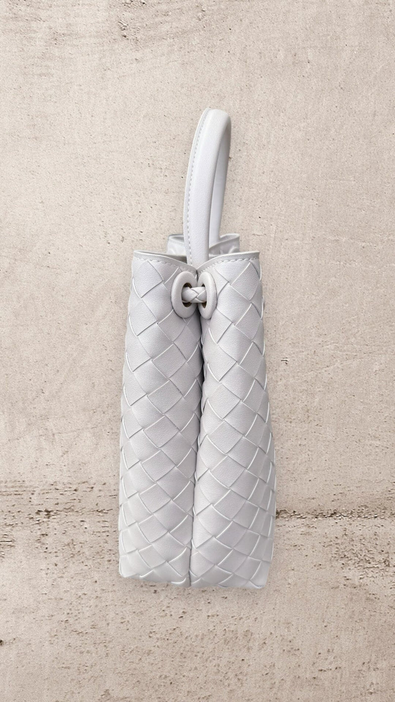THE LUXE WOVEN TOTE - OYSTER Coco Boutique 