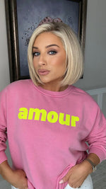 THE AMOUR POP SWEATSHIRT - PINK Sweatshirt Coco Boutique 