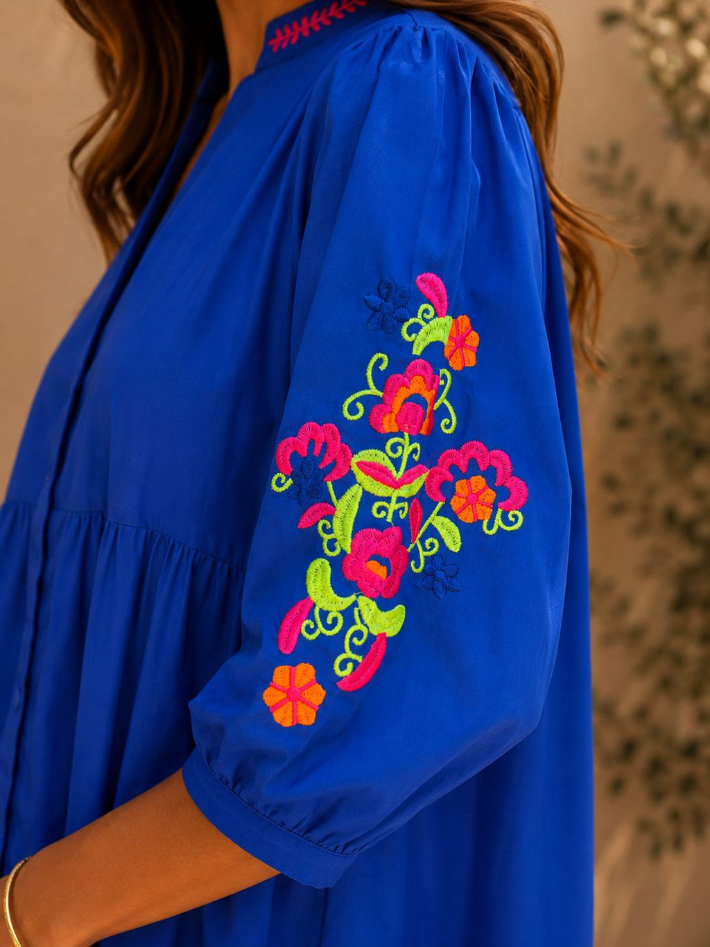 THE SOLEIL ROSA DRESS - BLUE Dresses Neline 
