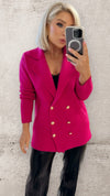 THE VALENTINA FUCHSIA KNIT CARDIGAN Coats & Blazers Goldie S 