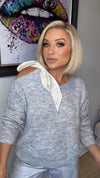 AURORA LACE BOW SWEATER Knitwear VF Line 