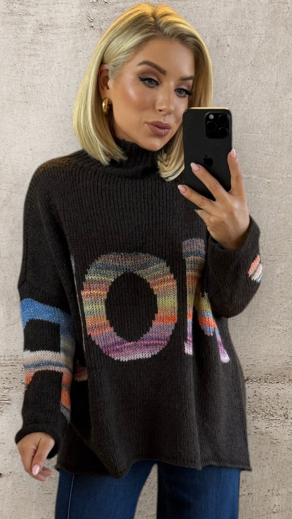 THE AMOUR KNIT - DARK BROWN Knitwear Gigi Lu 