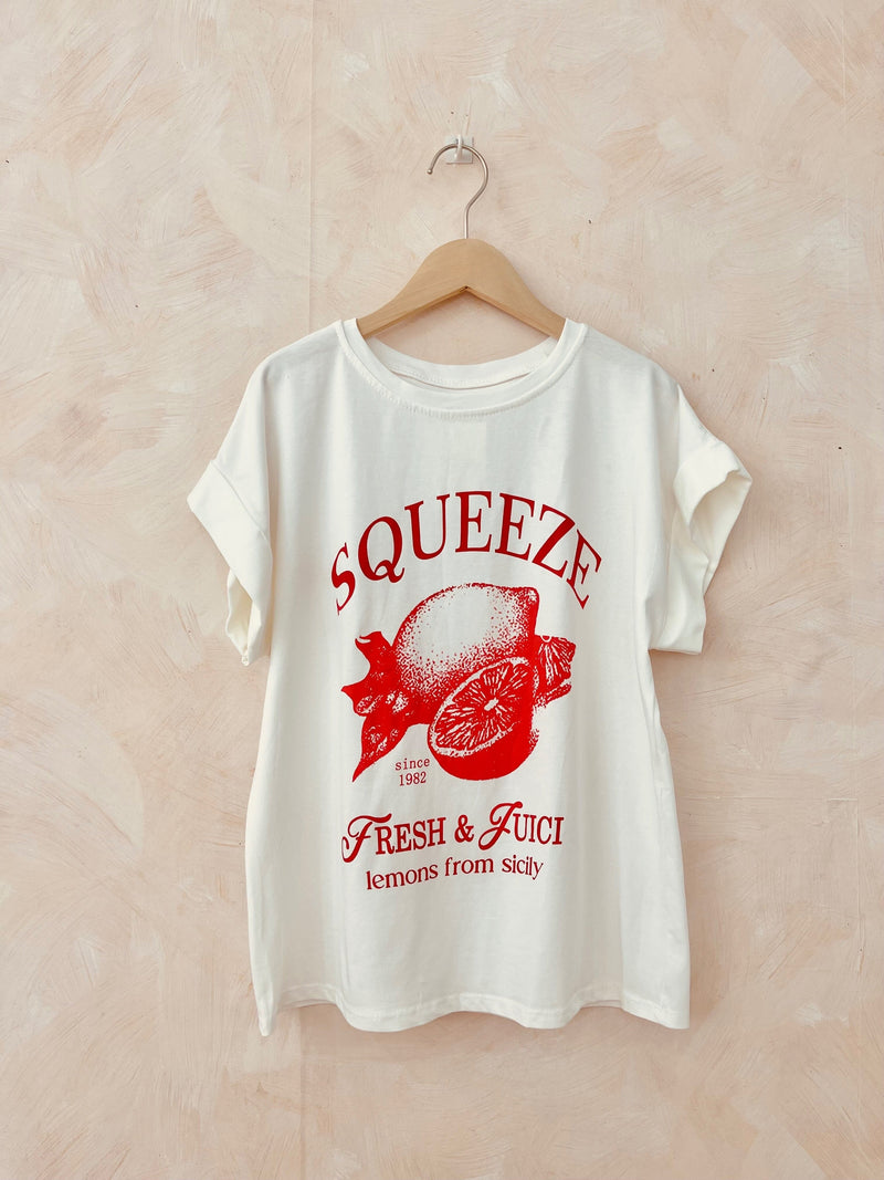 LEMON SQUEEZE TOP - CREAM Tops & Jumpers LUMIN 