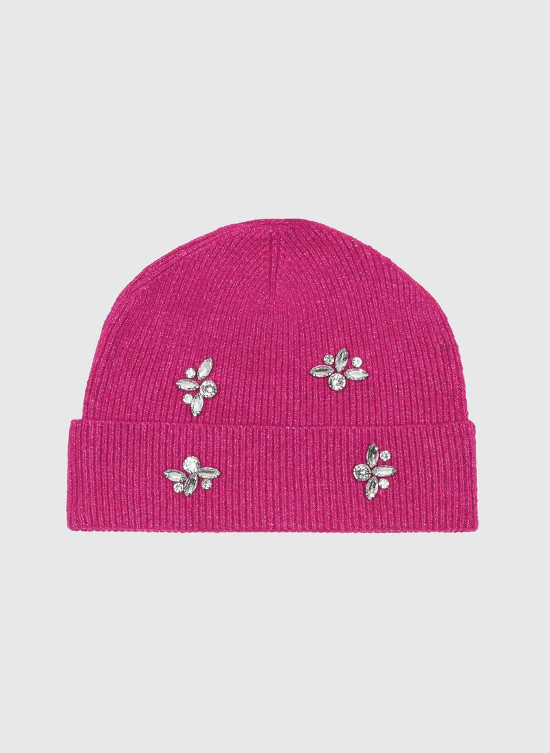 ARLENE FUCHSIA CRYSTAL BEANIE Jewellery & Accessories Agnes 