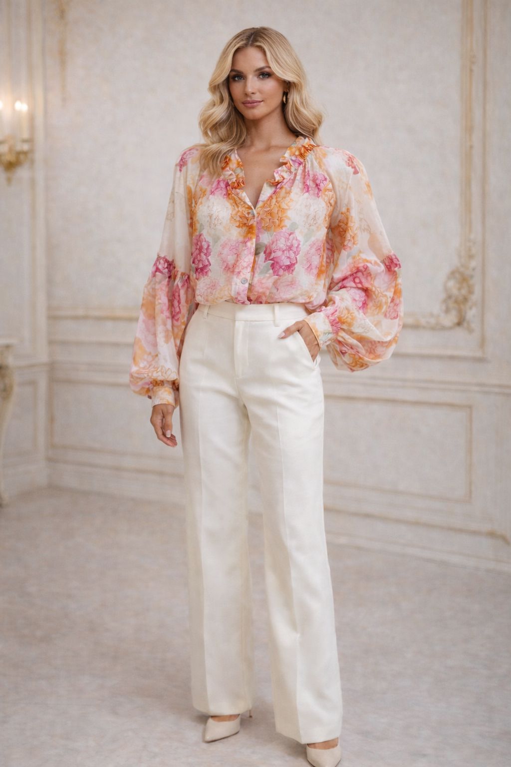 THE OPHÉLIA BLOUSE - PINK Coats & Blazers Avril Vin 