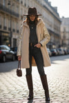 THE PARISIAN QUILTED SHERPA COAT Coats & Blazers Goldie S 