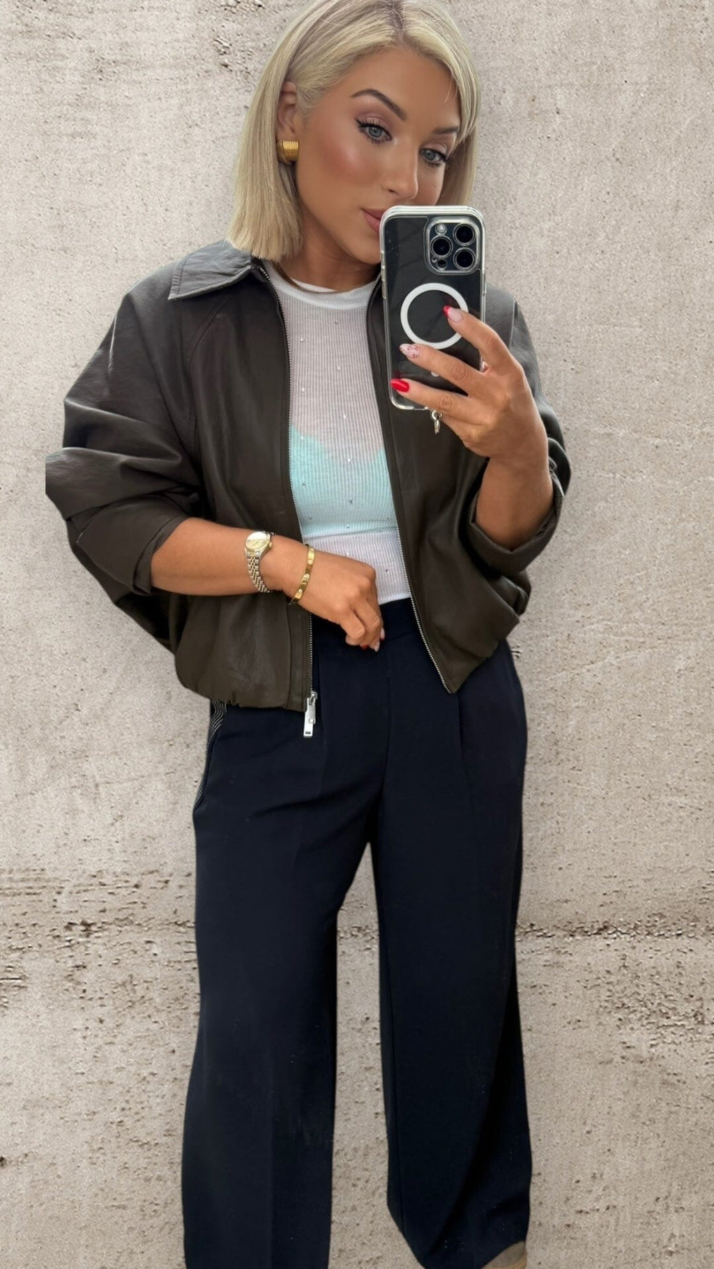 THE MILANO BOMBER - COFFEE Coats & Blazers Goldie S 