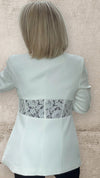 THE ELODIE TAILORED BLAZER - WHITE Coco Boutique 