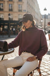 THE BORDEAUX STAR KNIT Knitwear Avril Vin 