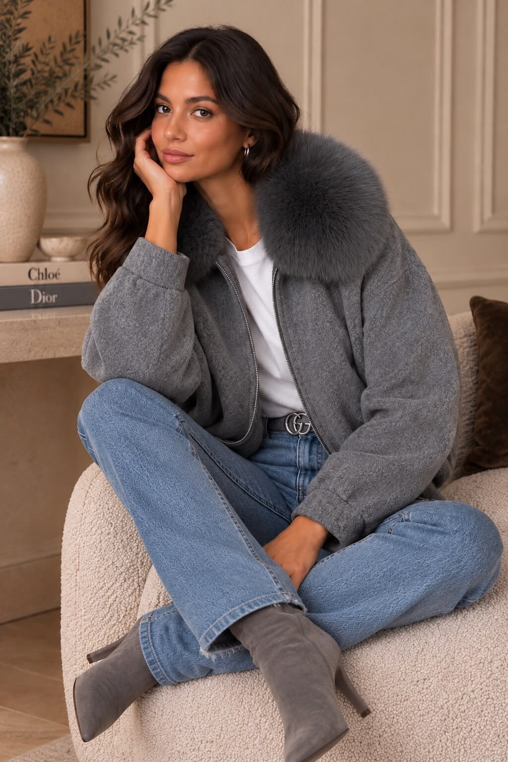 GREY JACKET Coats & Blazers Flane Mood 