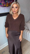 THE CANDY CLOUD KNIT - CHOCOLATE Knitwear Gigi Lu 