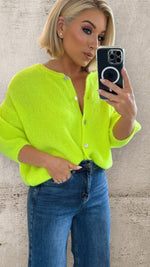 NEON YELLOW HAZE KNIT Tops & Jumpers Noeline 