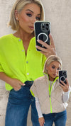 NEON YELLOW HAZE KNIT Tops & Jumpers Noeline 